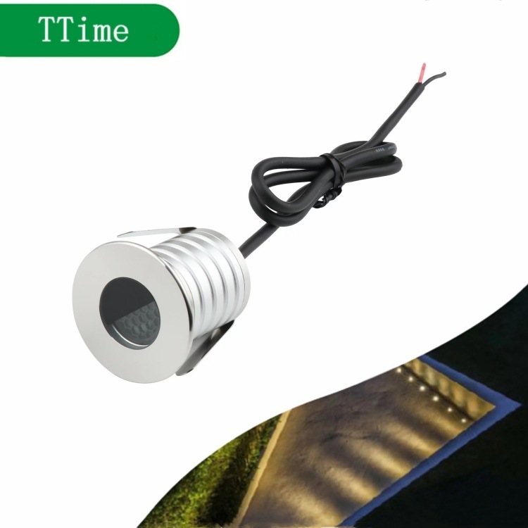 Stainless steel semi-shading honeycomb ground lights, outdoor waterproof garden step lights, anti-glare corridor, passage and walkway lights full figure