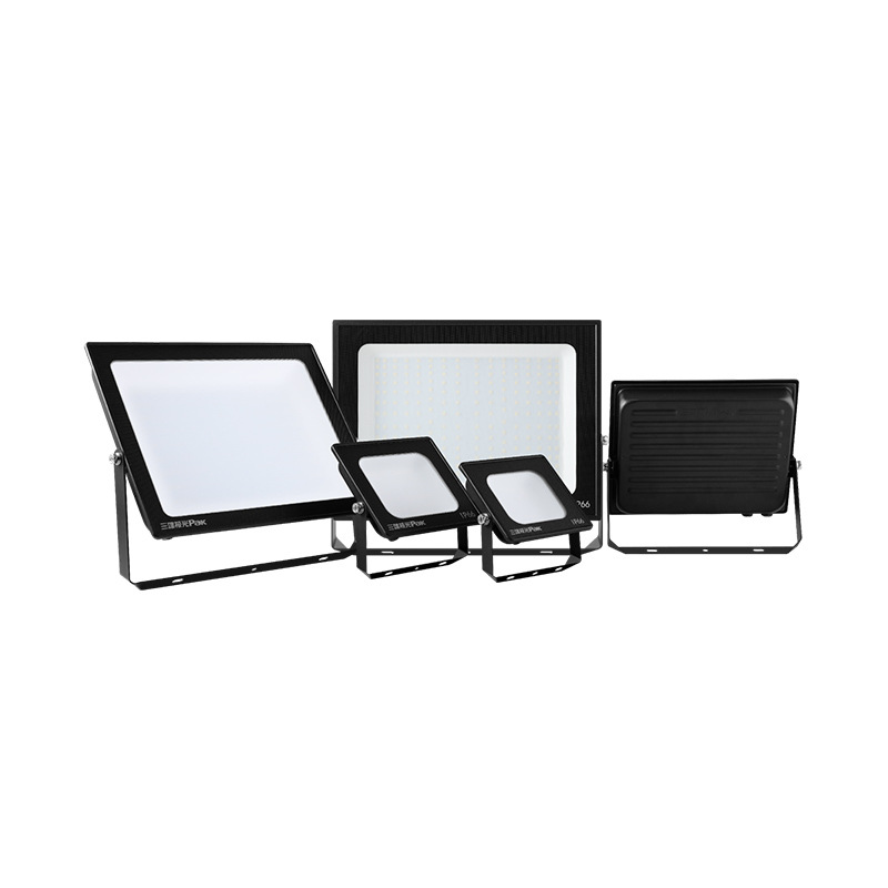 Sanxiong Jiguang led floodlights for outdoor lighting, courtyards, factories, houses, Polaris floodlights, and outdoor advertising white lights Item Picture