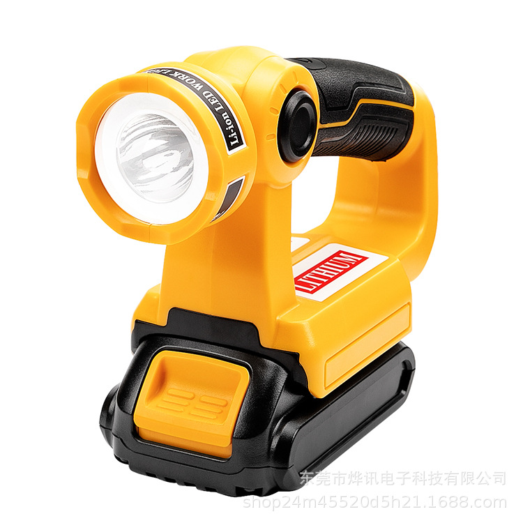 Suitable for DeWalt/ DeWALT horizontal lamps 14.4-18V lithium battery power tool charger lighting LED lights Application Scenario