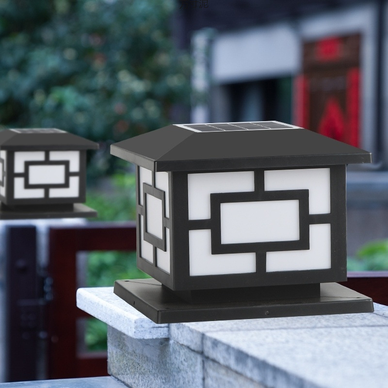 Neutron column head lamp, LED outdoor household engineering, gate column lamp, fence, wall, courtyard logo, export wholesale Application Scenario