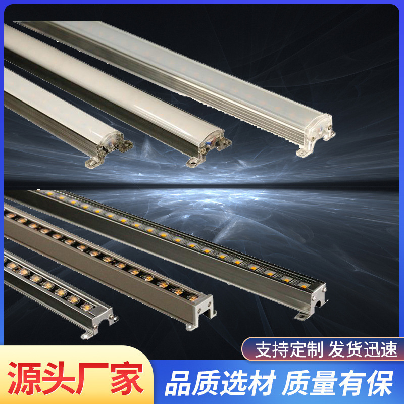 led strip lights, digital tubes, neon running lights, wall-washing outdoor waterproof, single-color seven-color outline lights lighting project full figure