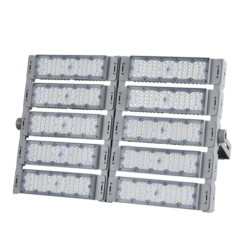 led floodlights, waterproof outdoor 100W / 200W module tunnel lights, football, basketball courts, squares and construction site lighting fixtures Item Picture