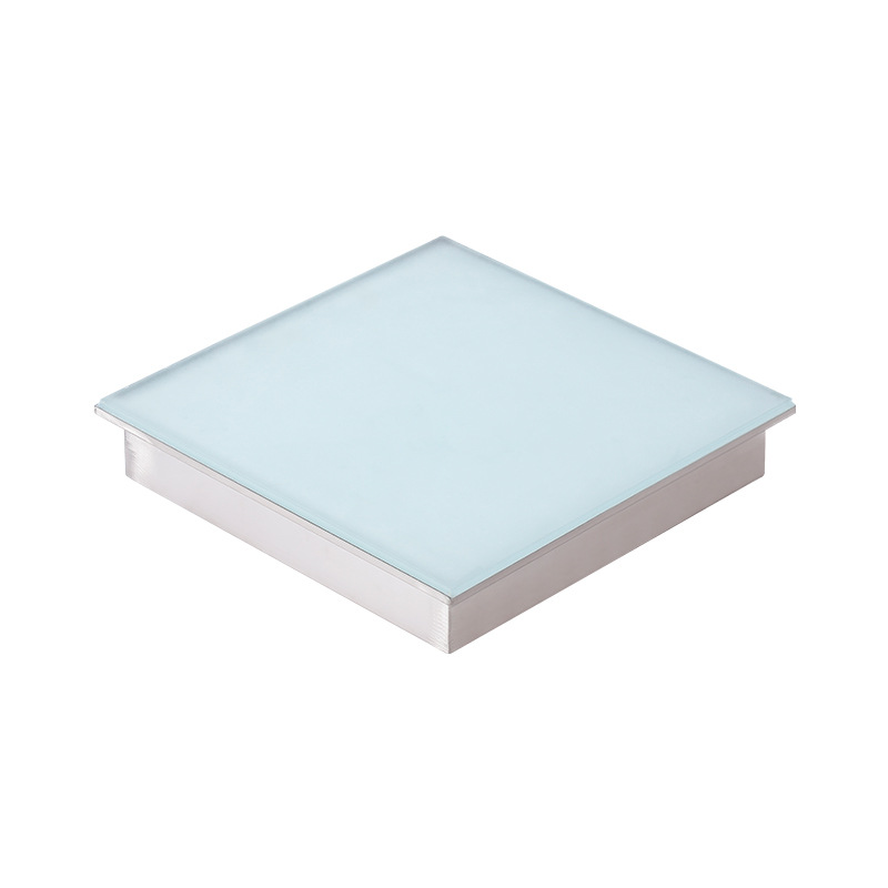 The LED floor tile light, the dynamic grid game, the luminous floor light, the highly entertaining challenge game, and the square interactive light for foot stepping Item Picture