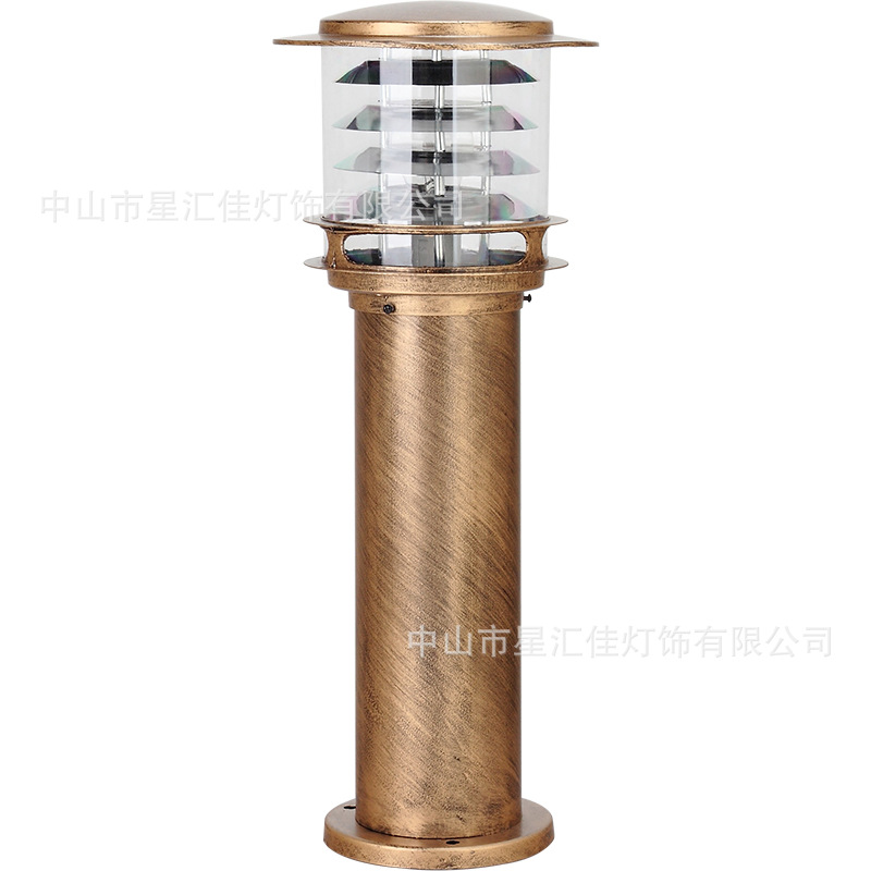 Waterproof outdoor simple and modern garden villa household community lawn floor led ultra-bright outdoor courtyard lamp Item Picture