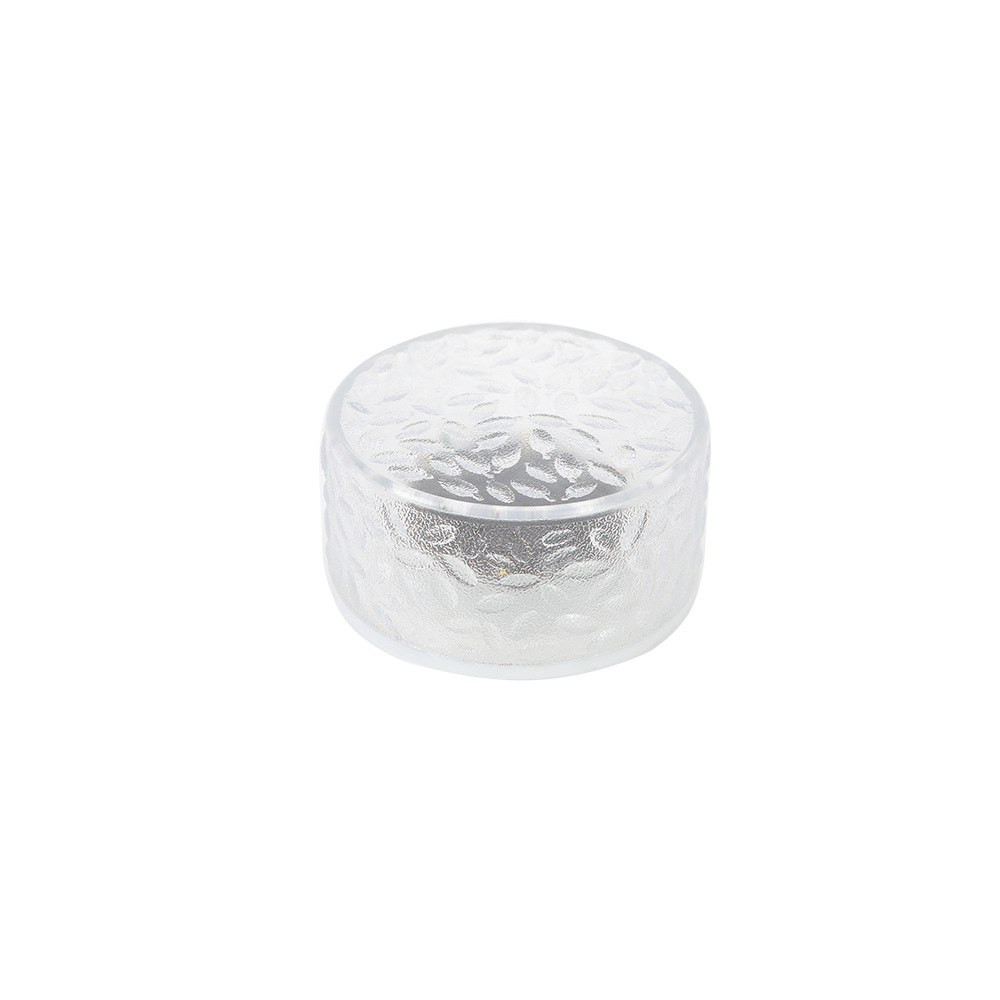 New cross-border circular solar ice brick light, outdoor waterproof LED garden lawn light, courtyard corridor decorative light Item Picture