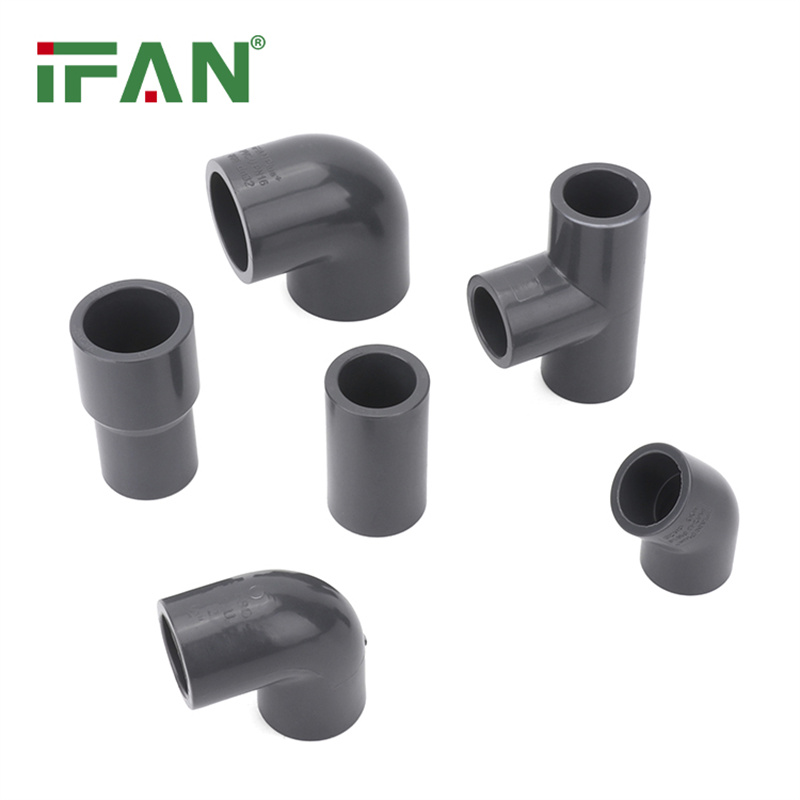 IFAN Upvc Sch80 Pvc Pipe Fitting Plumbing Socket Tee Adapter