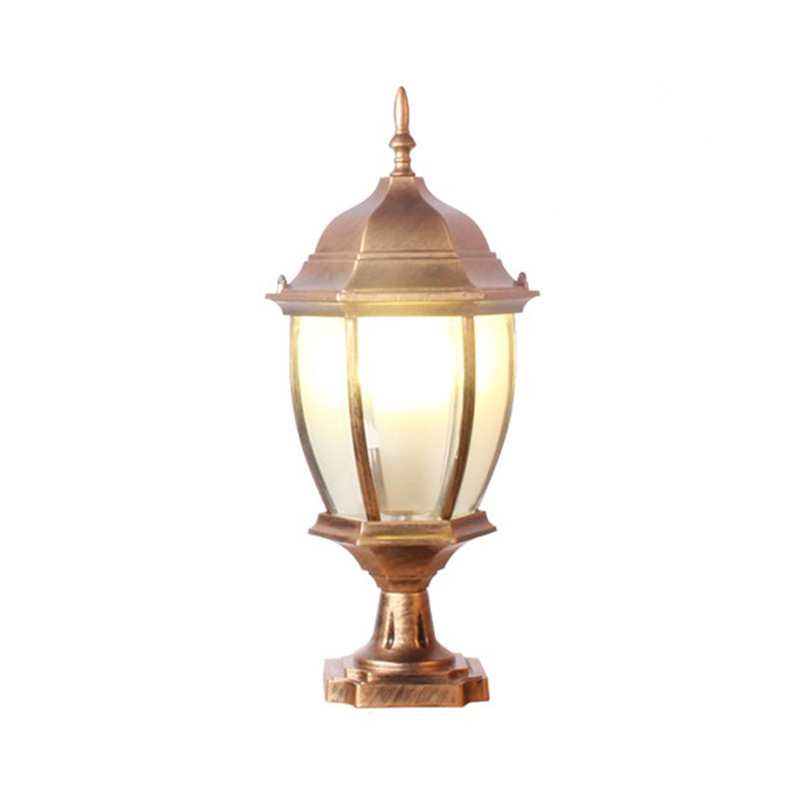 Fence lights, outdoor column head lights, door column lights, courtyard lights, wall head lights, gate lights, column lights, waterproof villas, new rural areas Item Picture