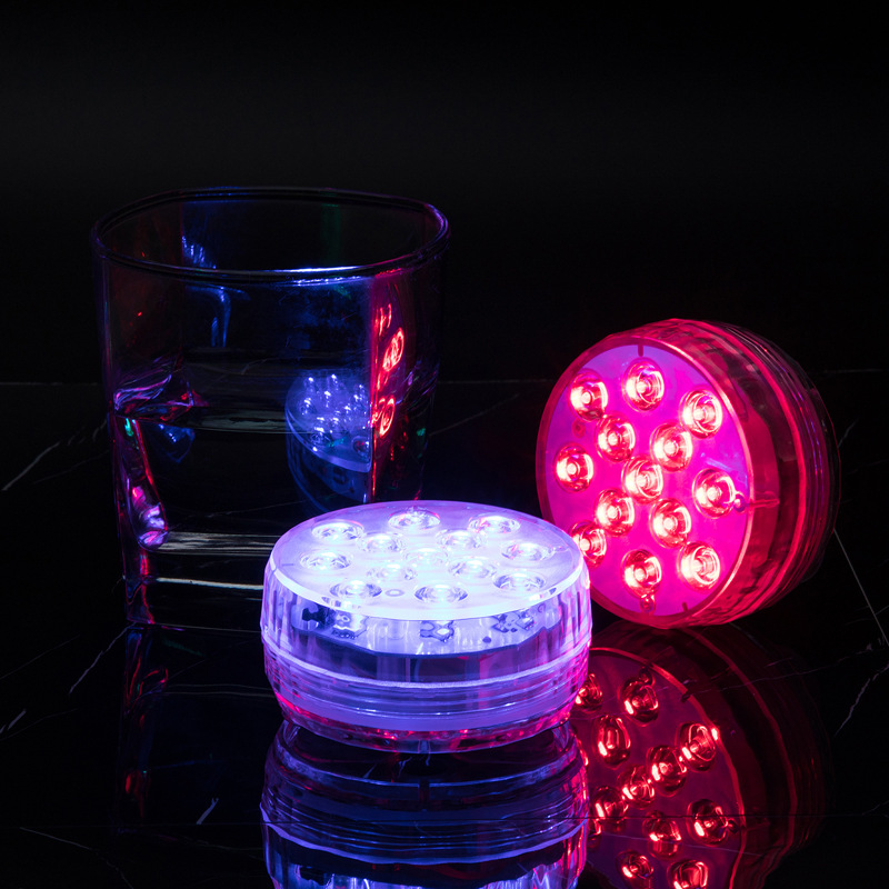 13-bead underwater light RF radio frequency 21-key remote control diving light strip, double magnet, double suction cup swimming pool light, bathtub light Specification drawing