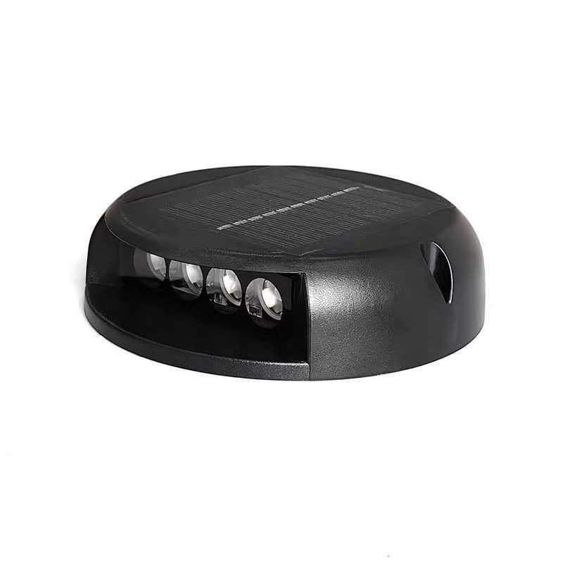 LED outdoor walkway lights, floor lights, solar turtle-back lights, step and step sensors, no need for holes, side-illuminated steps details Picture