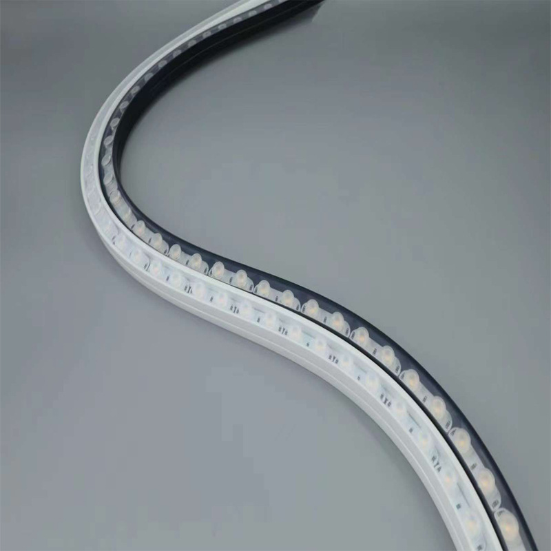 16*16 silicone wall-washing light, 48 light, 24V outdoor waterproof led flexible wall-washing light strip, exterior wall outline light Application Scenario