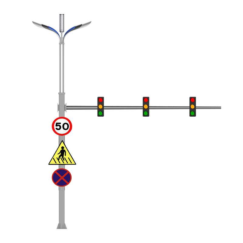 Intelligent transportation integrated pole, multi-functional shared pole, combined pole, multi-pole integrated urban smart lighting monitoring billboard Item Picture