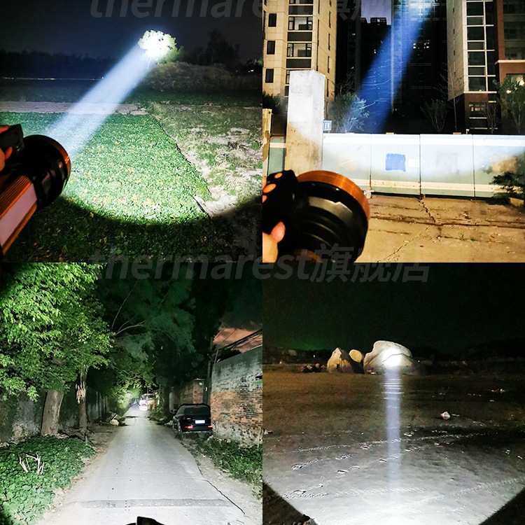 Flashlight high-intensity charging outdoor ultra-bright high-power long-range led xenon household patrol mine portable searchlight Specification drawing