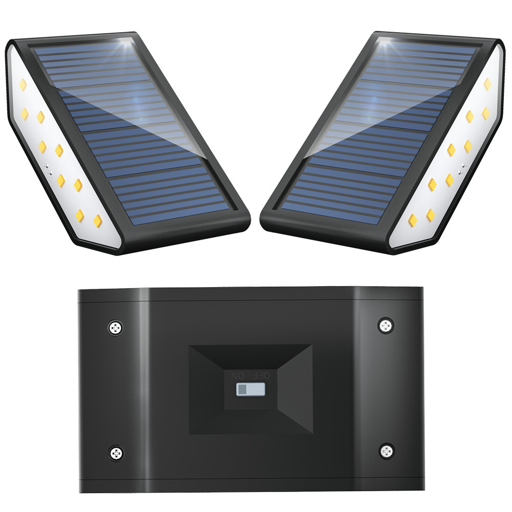 New cross-border solar step light control, constant lighting, garden corner, villa solar staircase step light Item Picture