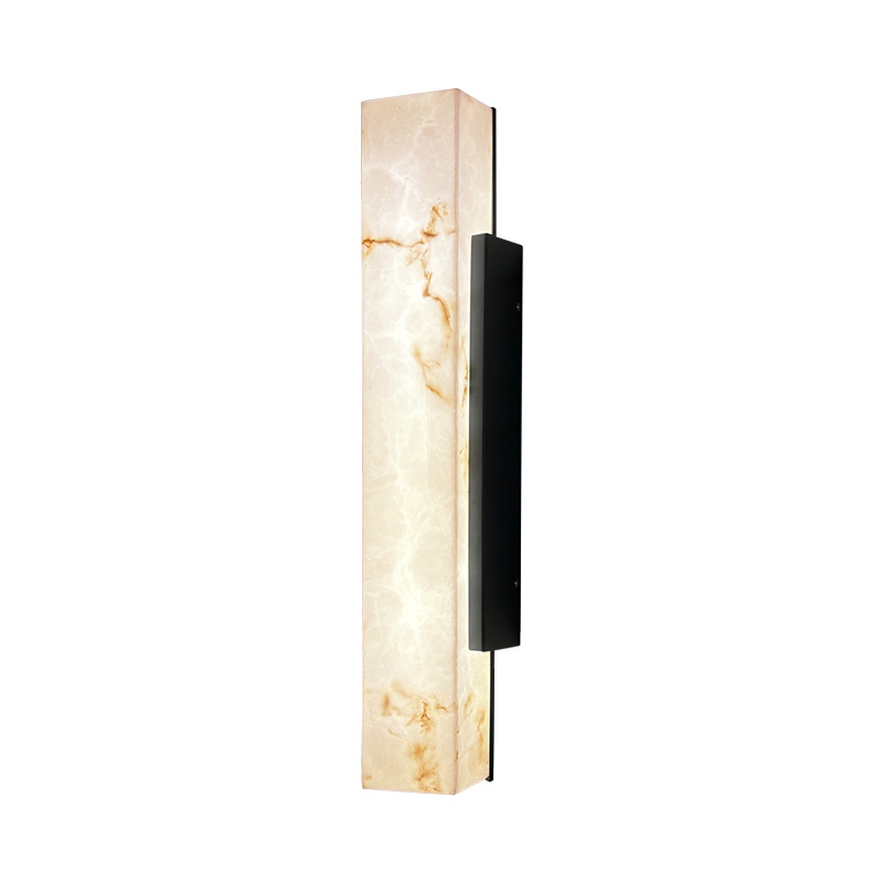Cross-border outdoor long strip villa gate decoration courtyard lighting, hotel engineering corridor simple LED marble wall lamps Item Picture