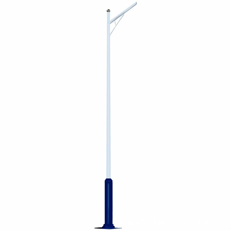 Solar street lamp pole, 12 meters high, 10 meters waterproof, 3 meters lighting, 4 meters conch arm, 5 meters, 6 meters, 8 meters street lamp pole Item Picture