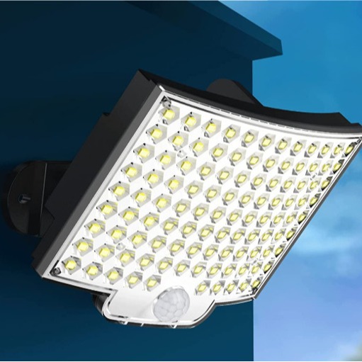 Solar split wall lamp 106LED remote control human body sensor wall lamp, indoor and outdoor Specification drawing