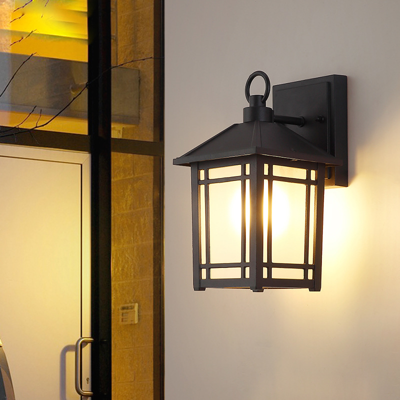 Cross-border exclusive LED outdoor wall lights, corridor, balcony, exterior wall lights, outdoor waterproof, community, villa, gate and courtyard lights Specification drawing