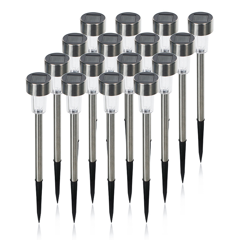 Hot-selling outdoor lights, waterproof lighting, lawn lights, camping lights, stainless steel solar garden lights, lawn outdoor scene lights Item Picture