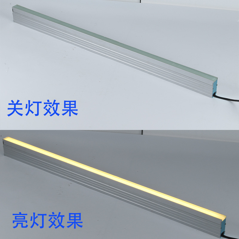 LED long strip ground lights, outdoor step lights, outdoor square linear ground lights, embedded line lighting lights details Picture