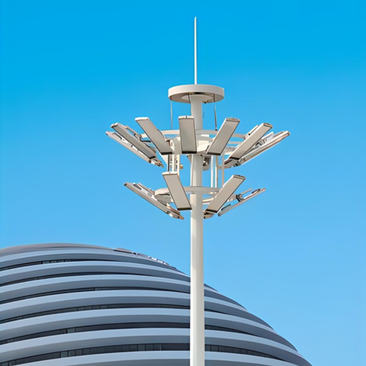 High mast light manufacturer direct sales of LED high-power lifting fixed high mast lights for sports fields Application Scenario