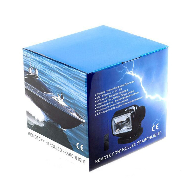 Factory wholesale HID remote control searchlights 12/24V 55W yacht searchlights HID search lights outdoor spotlights Item Picture