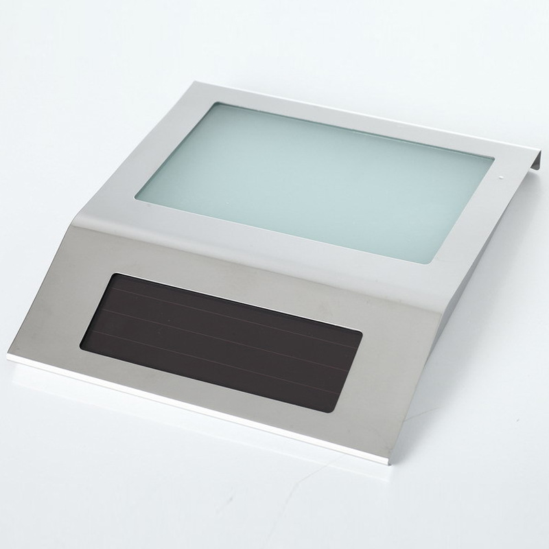 Cross-border outdoor waterproof solar stainless steel house number light 2LED wall house number indicator light courtyard wall lamp Application Scenario