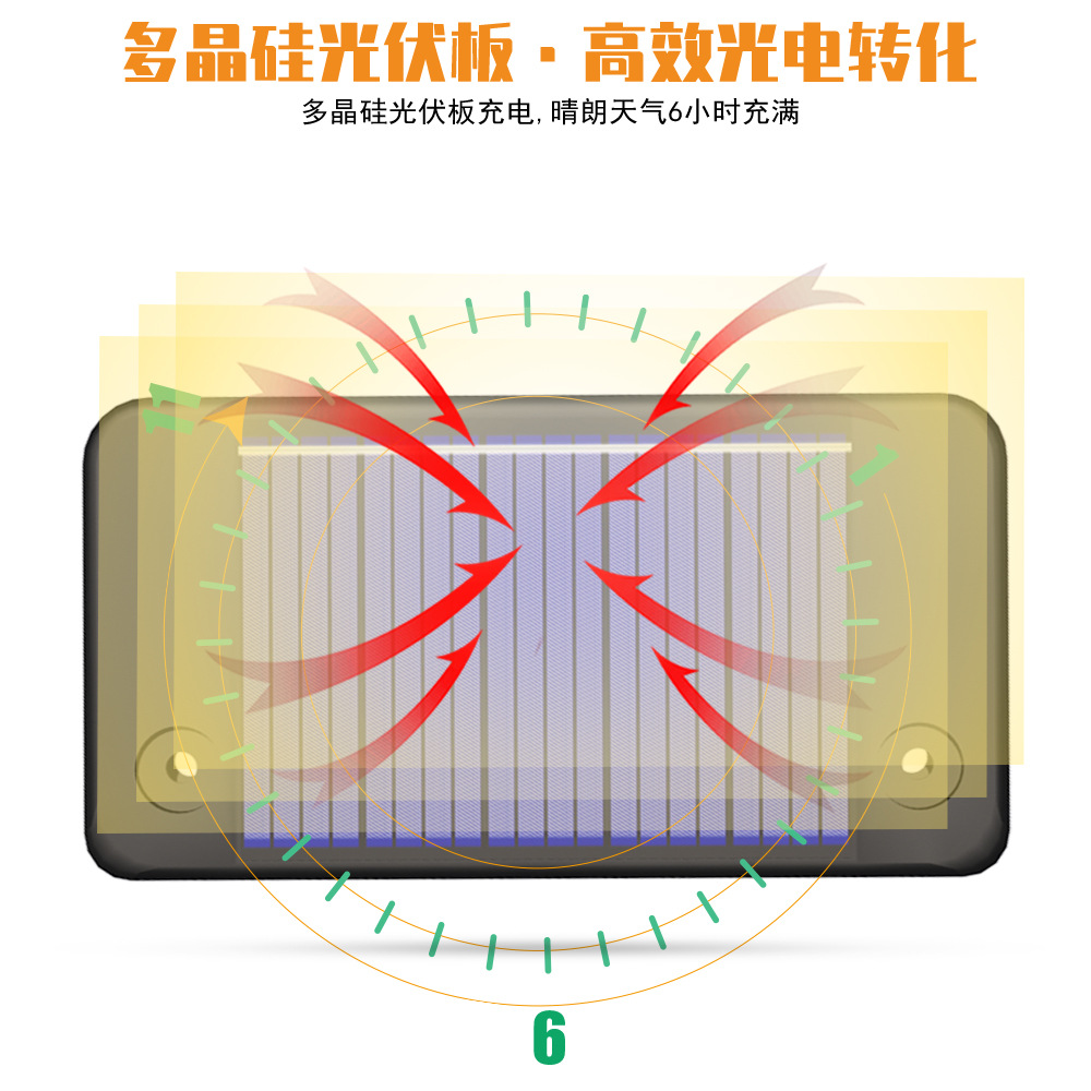 Source factory led solar step lights, high-brightness waterproof staircase lighting, outdoor decorative fence and fence lights Specification drawing