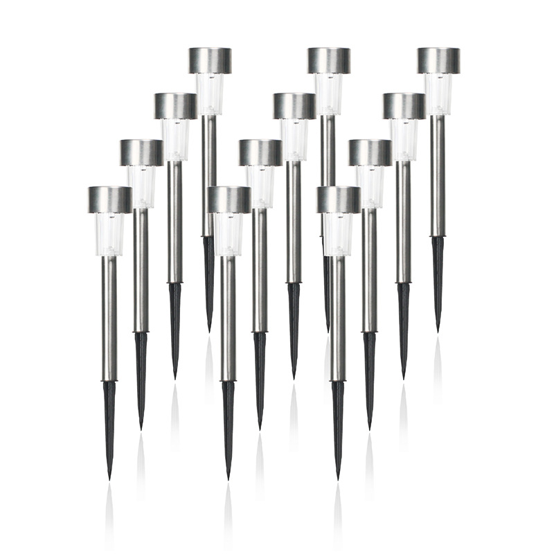 Outdoor lawn lights, waterproof lighting, LED solar garden lights, garden park, villa ground glass lawn lights full figure