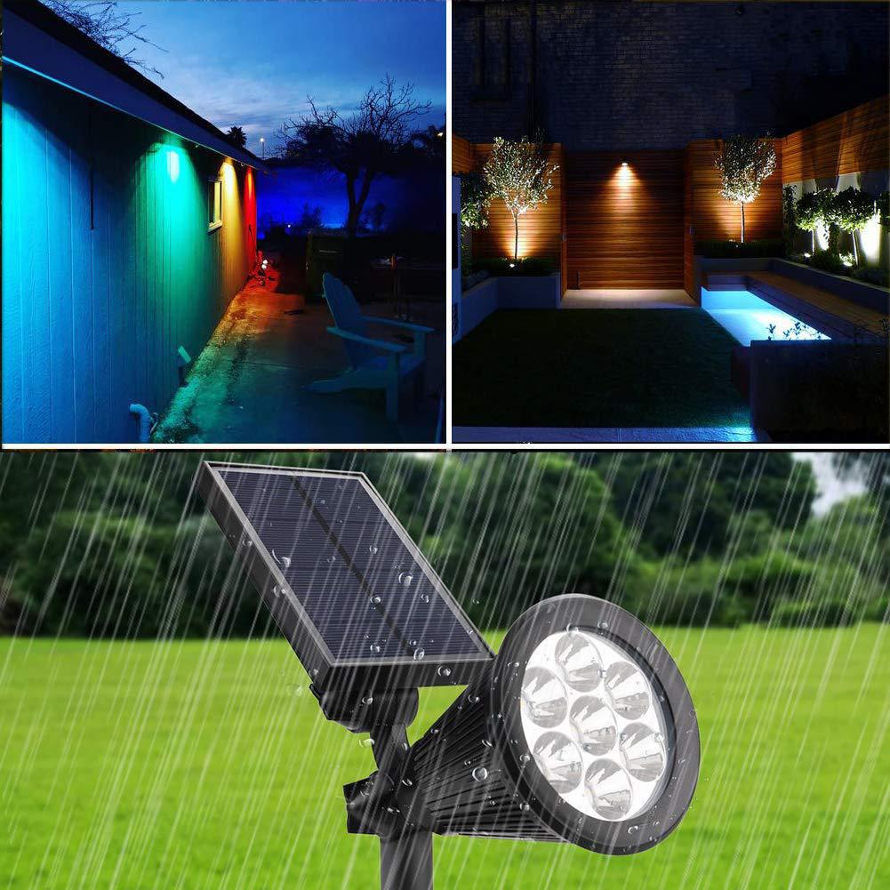 New outdoor solar courtyard lawn lights, garden lighting wall lights, park ground plug-in landscape floodlights Application Scenario