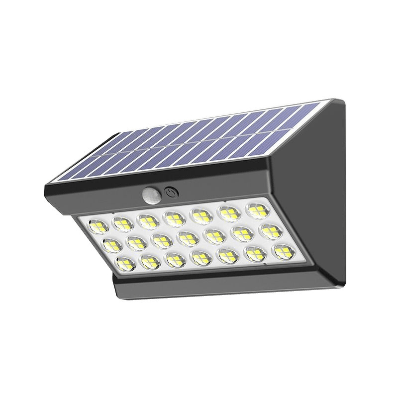 New type of solar outdoor courtyard lamp, household rural yard outdoor human sensor lighting street lamp, wall lamp interlock Item Picture