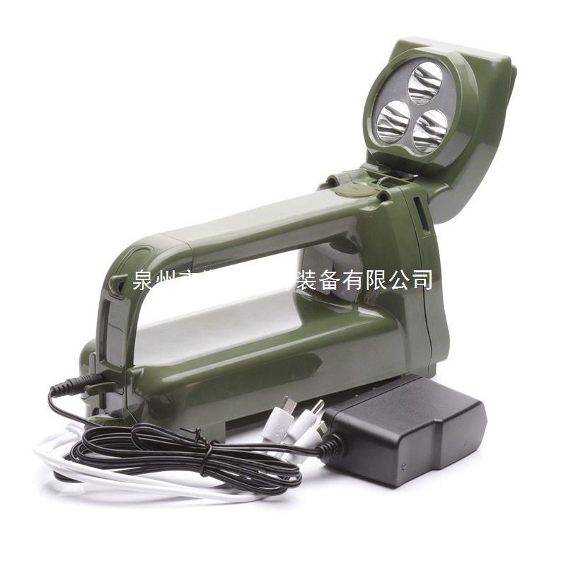 Runheng Shield Class uses strong light search lamp, hand-cranked generator with power display searchlight, fire emergency inspection lamp Item Picture