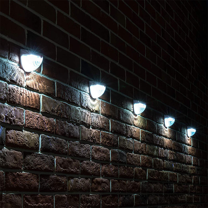 New solar-powered garden lights for outdoor fence, garden, step lighting, atmosphere decoration and night lights details Picture