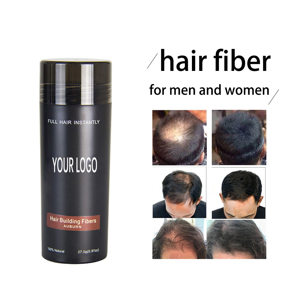 27.5g hair fiber thickening fiber hair growth fiber Hair enhancement fiber powder full figure