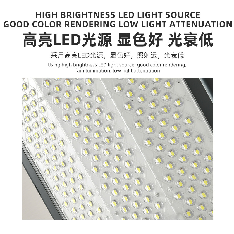 New ultra-bright integrated lighting lamp, home smart sensor garden lamp, cross-border outdoor waterproof solar street lamp Application Scenario
