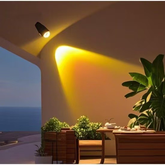 Waterproof spotlights, strong sunlight, rainproof outdoor lights, bathroom wall special, popular online celebrity, foyer, balcony lighting columns, rural Specification drawing