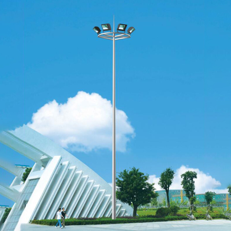Supply of retractable LED high mast lights, floodlights, factory square, stadium lighting, led room, Meihua Lighting Specification drawing