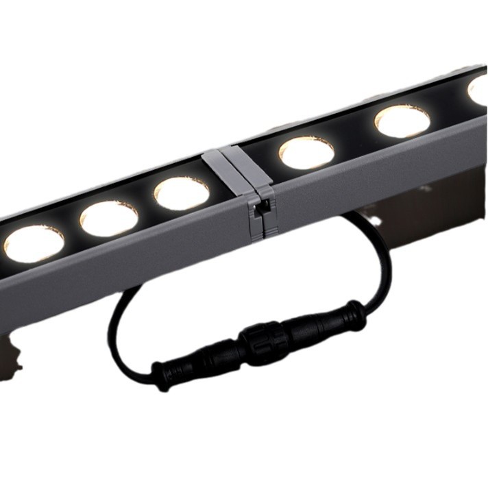 led outdoor wall-washing lights, corridor and courtyard long strip lights, linear engineering, large-scale outdoor entrance lighting Item Picture