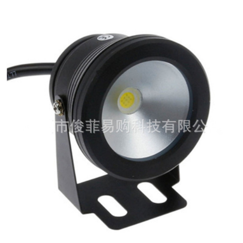 12vled waterproof spotlights, 10W ultra-bright color RGB color-changing spotlight, KTV atmosphere, outdoor landscape lights, fountain lights details Picture