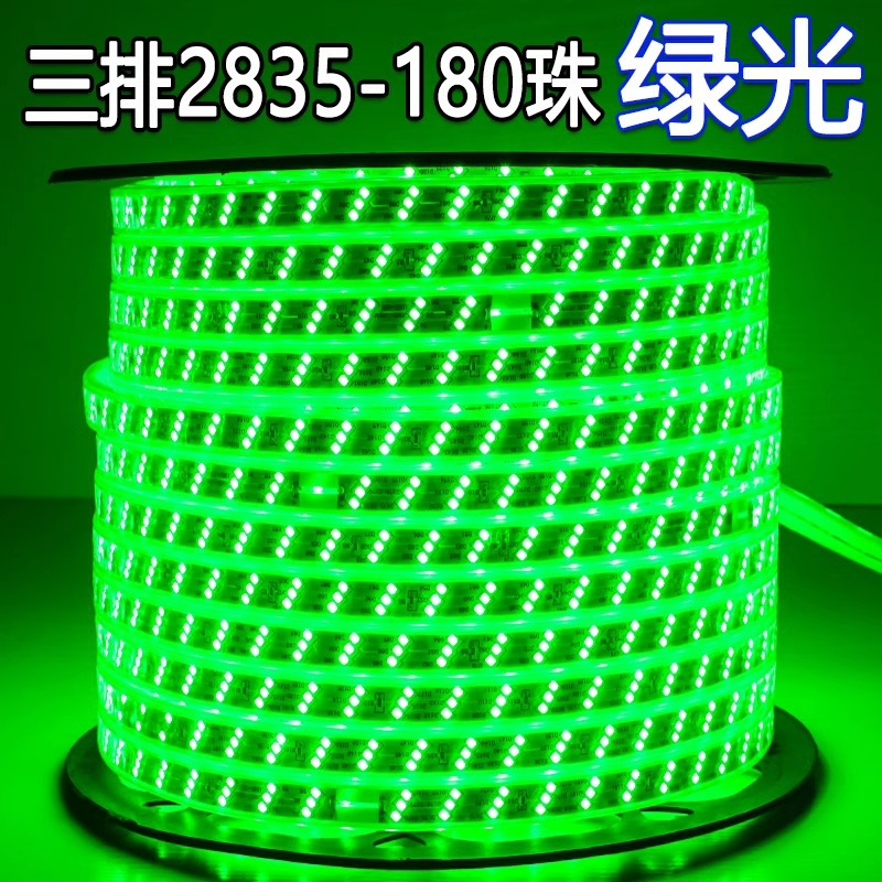 Red led light strip outdoor waterproofing project, KTV warning, ultra-bright exterior wall decoration, 220V, 24V, 36V long strip lights details Picture