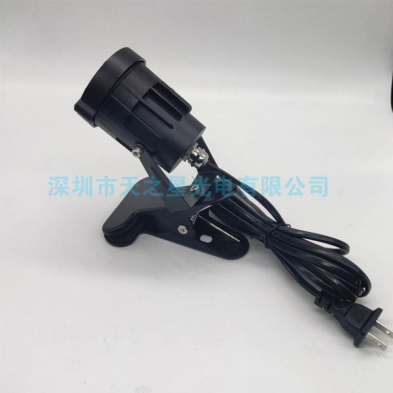 With clips, Japanese-style LED outdoor landscape spotlight, COB lawn insert lamp, courtyard garden flood lamp details Picture