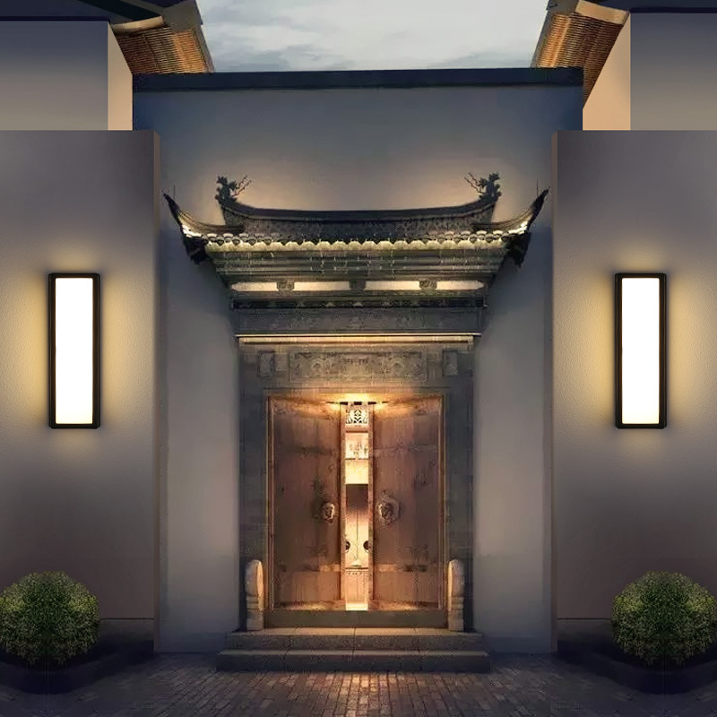 New outdoor waterproof led wall lamps for balconies, terraces, courtyards and outdoor lighting details Picture