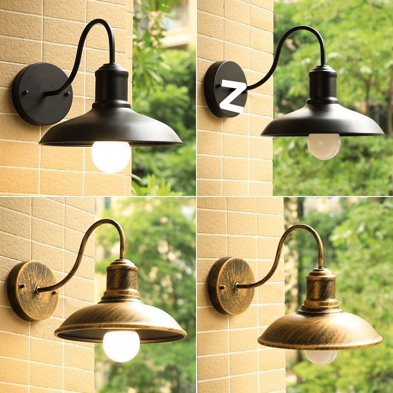 Outdoor waterproof wall lamps, street lamps, rainproof door and balcony lamps, outdoor lighting, American retro industrial wind speed, all sell well details Picture