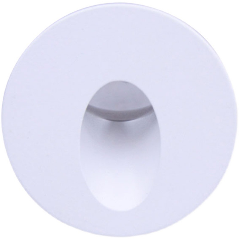 5580 led floor light, stair tread light, step source factory circular brushed embedded corner light Item Picture