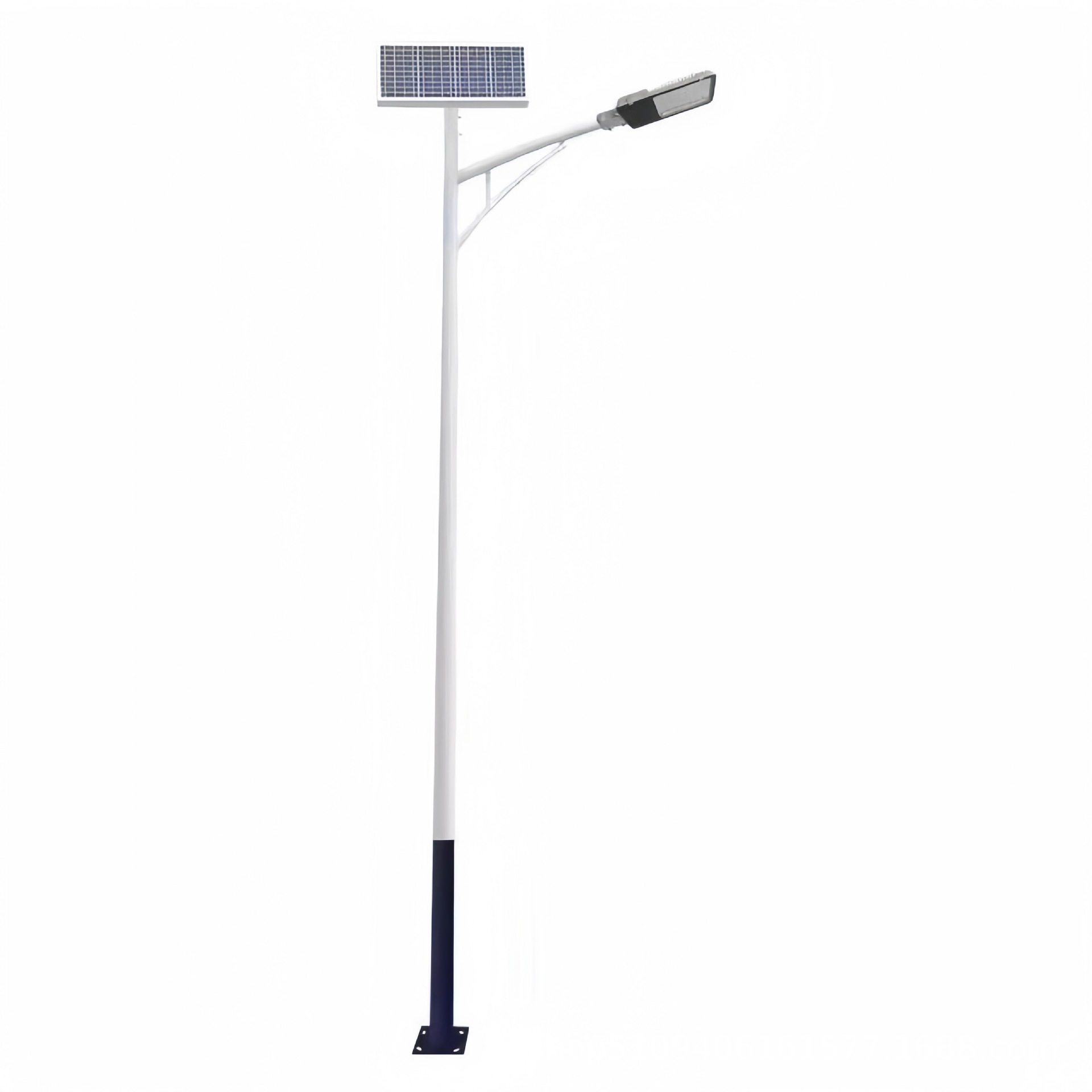 Outdoor LED solar street lamps, 6-meter high pole lamps, new rural construction street lamps, municipal engineering road lighting street lamps Item Picture