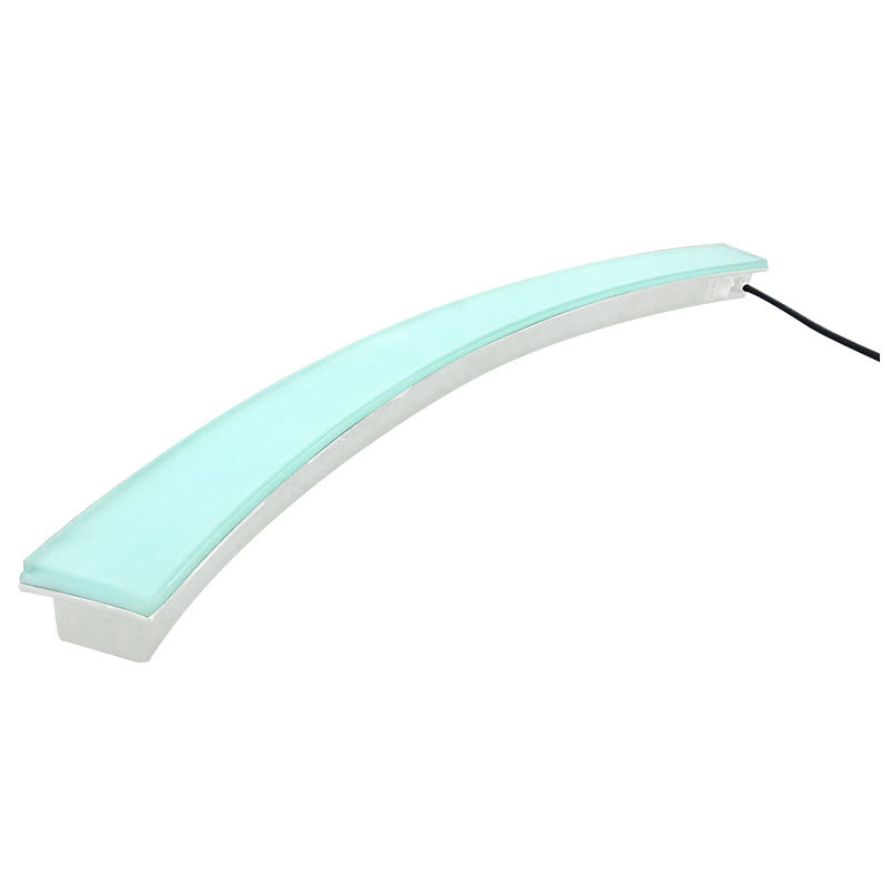 led floor tile light, arc-shaped long strip square light, embedded outdoor waterproof buried line light, sensor floor light Item Picture