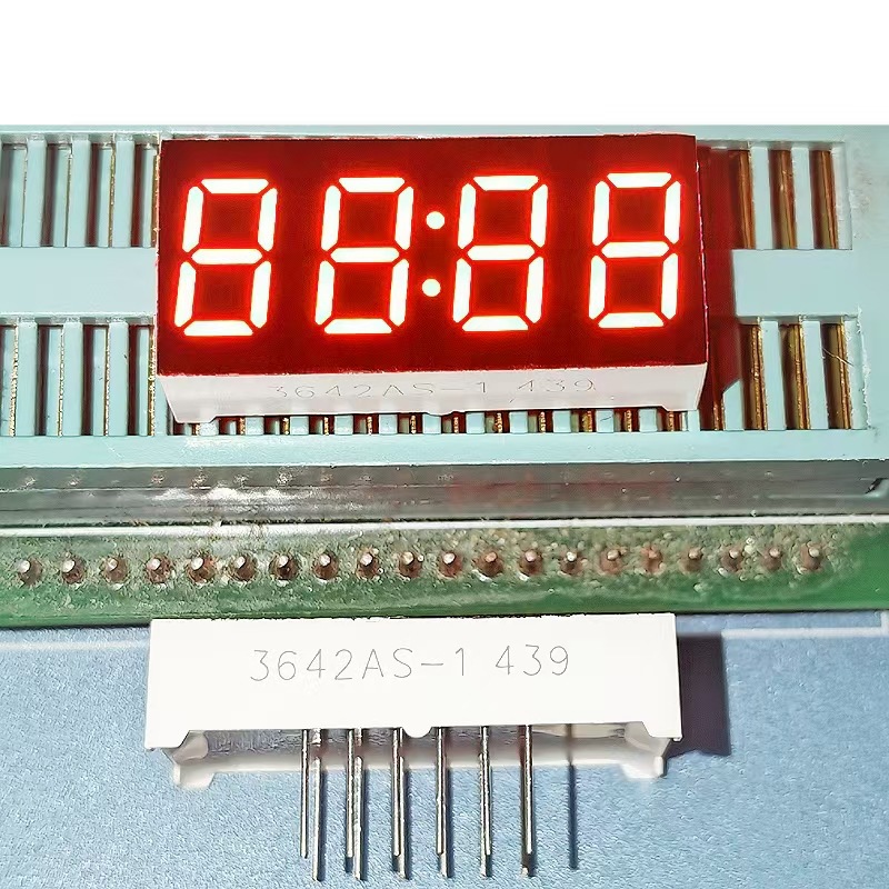 Factory direct supply of 0.36-inch 4-digit digital tubes with clock, 3462AS common cathode and 3642BS common cathode digital tubes full figure