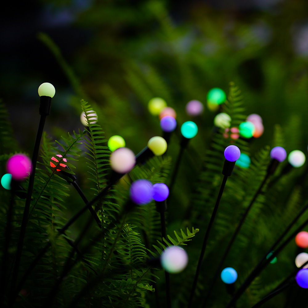Cross-border LED solar firefly star lights, lawn lights, outdoor waterproof decorative lights, wind-swaying garden lights Application Scenario