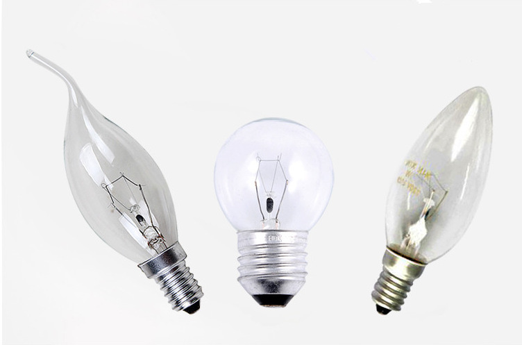 Halogen ordinary bulbs, crystal chandeliers, pointed bulbs, puller bulbs, candle lamps, round bulbs, tungsten filament bulbs, 25w, 40W full figure