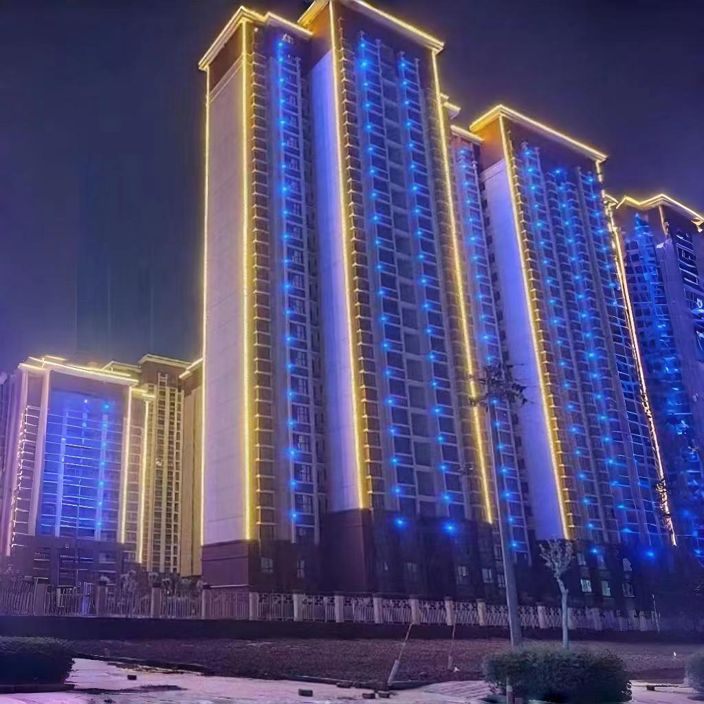 led contour light strips, outdoor line lights, hard light strips, lighting fixtures, digital tubes, signboards, storefronts, and building structures Application Scenario