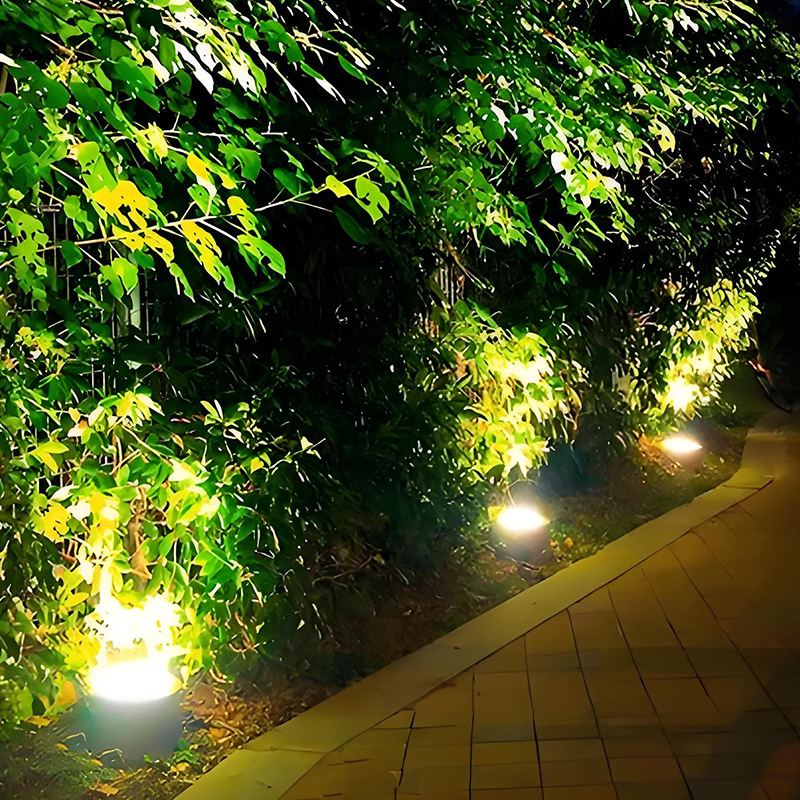 led tree lighting, illuminated floodlights, landscape spotlights, outdoor waterproof floodlights, outdoor garden greening landscape lights details Picture